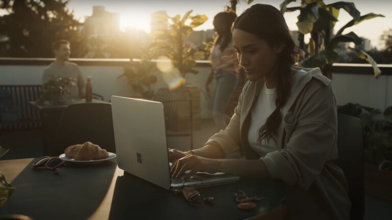 Microsoft Surface Laptop Studio 2 has a forward-tilting screen and an adaptive touchpad