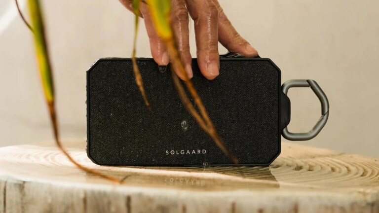 Solgaard Solar Boombox sun-powered portable speaker boasts 80+ hours of playtime