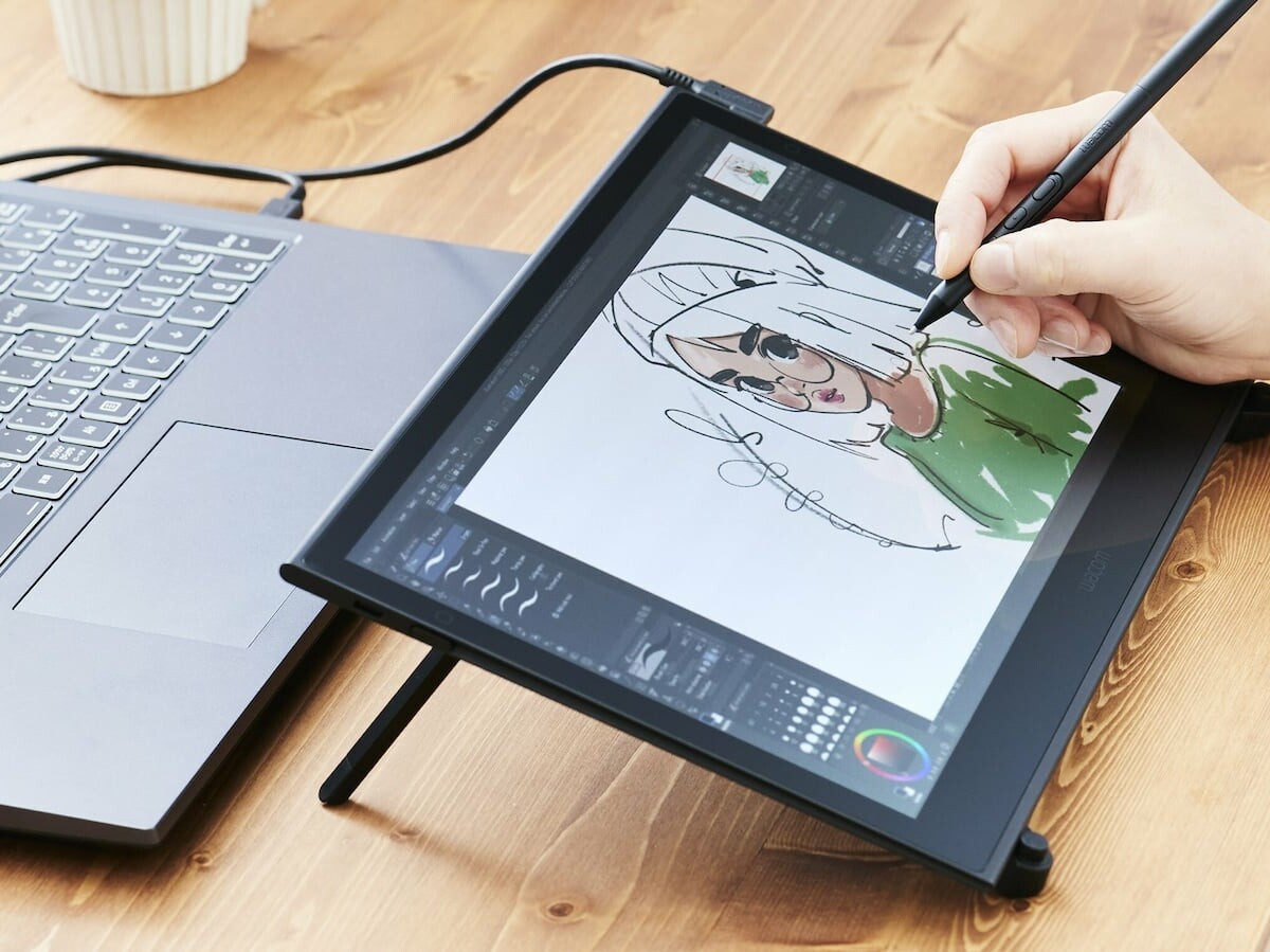 Wacom Movink 13 drawing display is a portable studio at just 4mm thin and 420g in weight