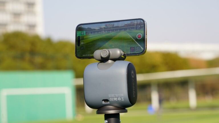 XbotGo Chameleon Al-Powered Sports Tracking Phone Mount offers auto-tracking for 20+ sports